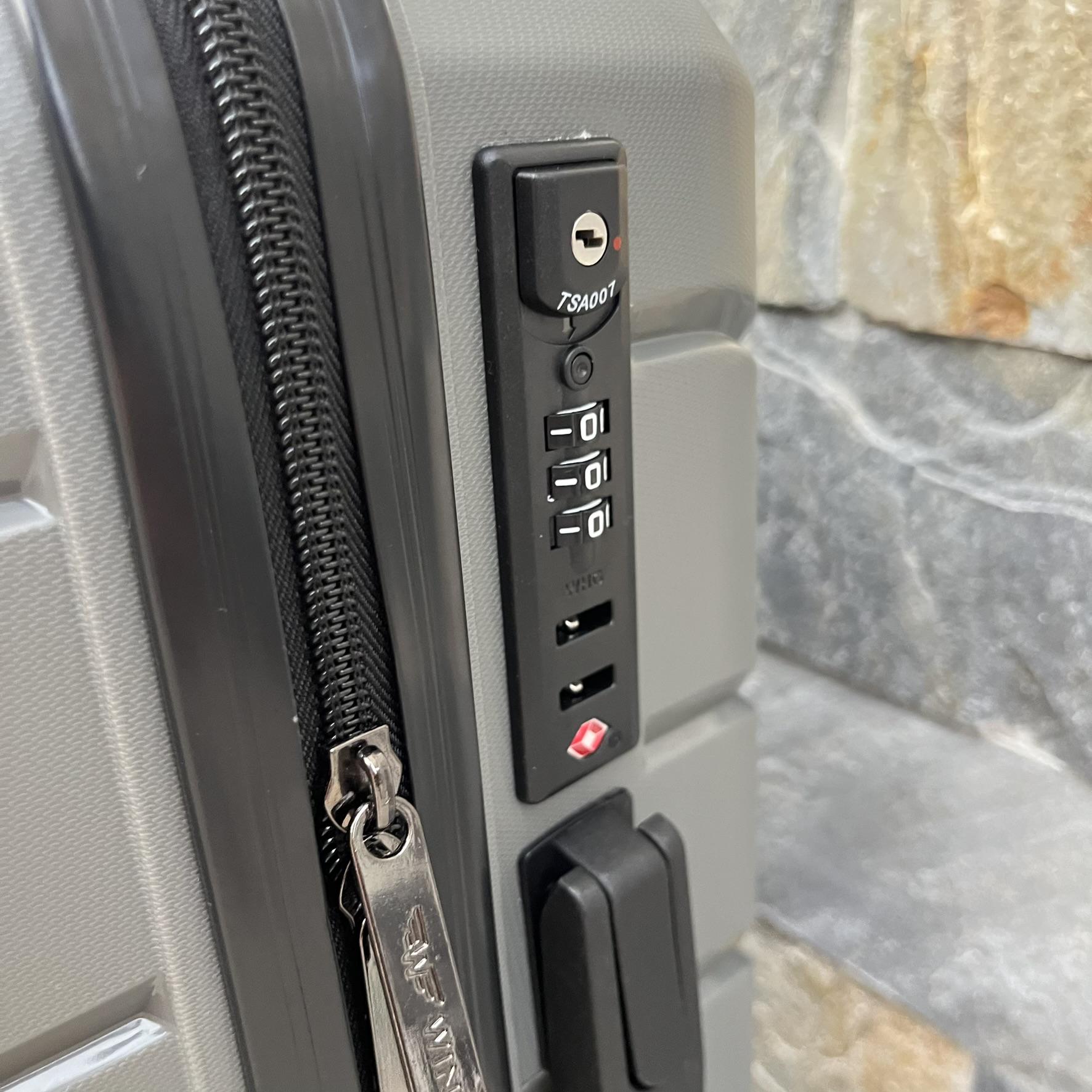 Валіза дорожня з поліпропілену Wings PP05 S Сірий (22630188) - фото 5 Валіза дорожня з поліпропілену Wings PP05 S Сірий (22630188) - фото 5