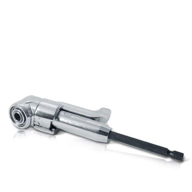 Адаптер угловой Intertool VT-0106 для отверточных насадок 1/4" CrV