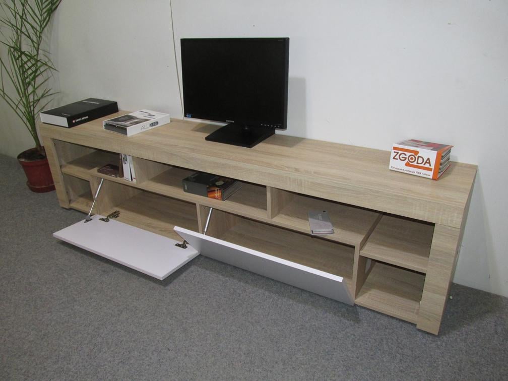 Тумба під ТВ М-Зон Джеко 200 із 5 полицями Німфея альба (MZN-031037) - фото 4 Тумба під ТВ М-Зон Джеко 200 із 5 полицями Німфея альба (MZN-031037) - фото 4