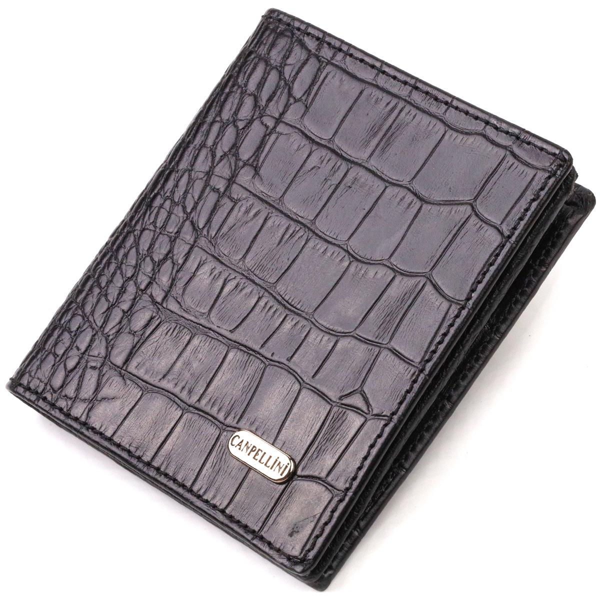 Портмоне мужское кожаное Canpellini 21738 Черный (55517)