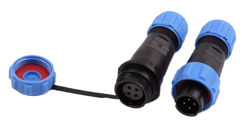 Разъем герметичный SP13 4D-F-M 4pin 5 А IP68 (2671433352)