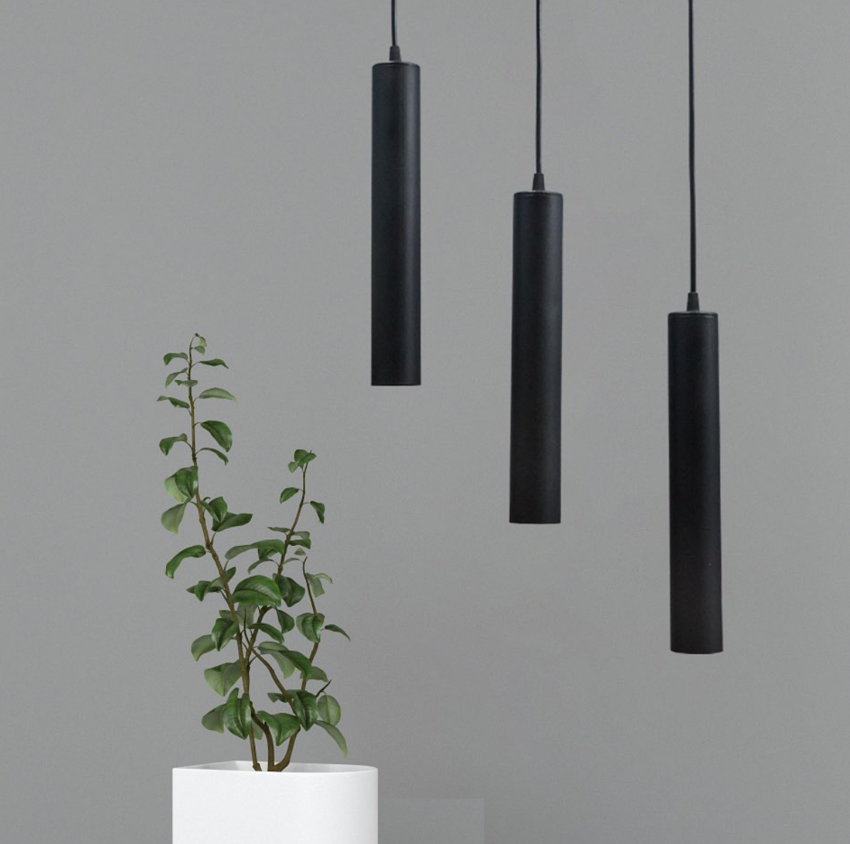 Підвісний світильник MSK Electric Tube NL-3522-3 в стилі лофт E27 40 Вт IP 20 Чорний (1269247205) - фото 2 Підвісний світильник MSK Electric Tube NL-3522-3 в стилі лофт E27 40 Вт IP 20 Чорний (1269247205) - фото 2