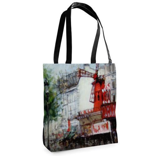 Сумка тканевая Presentville Tenderness Moulin Rouge в Париже (ST IL019 BL)