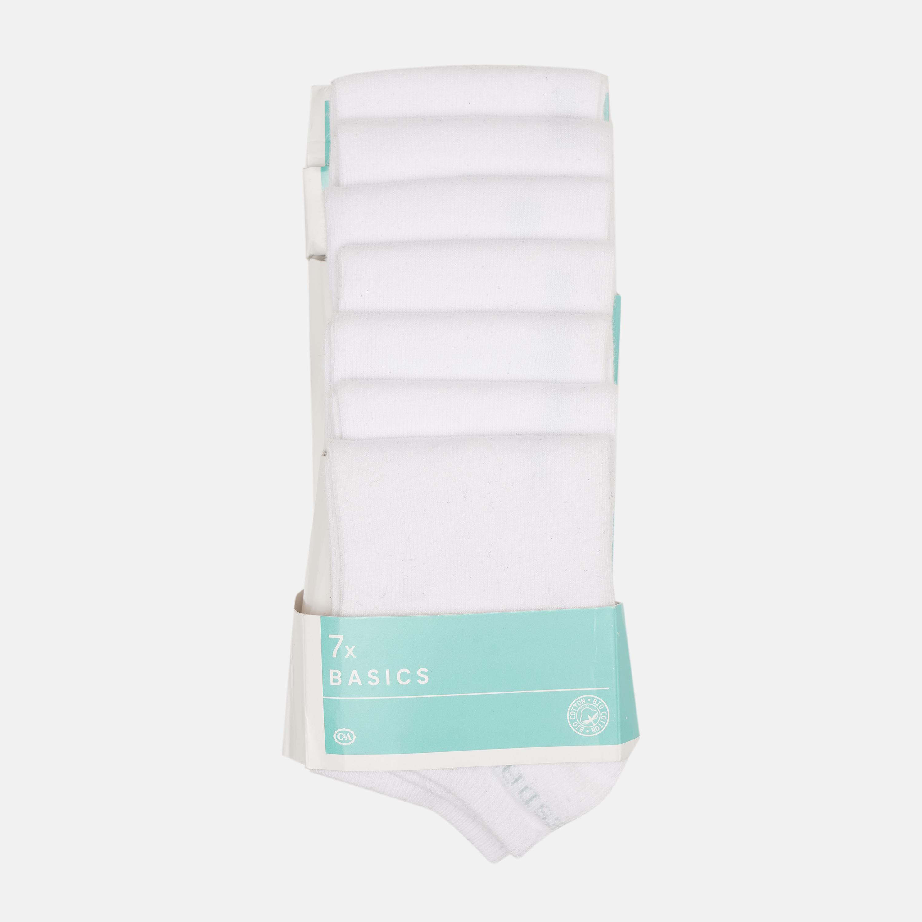 Шкарпетки C&A 7 пар р. 39-42 Білий (2241414720502)