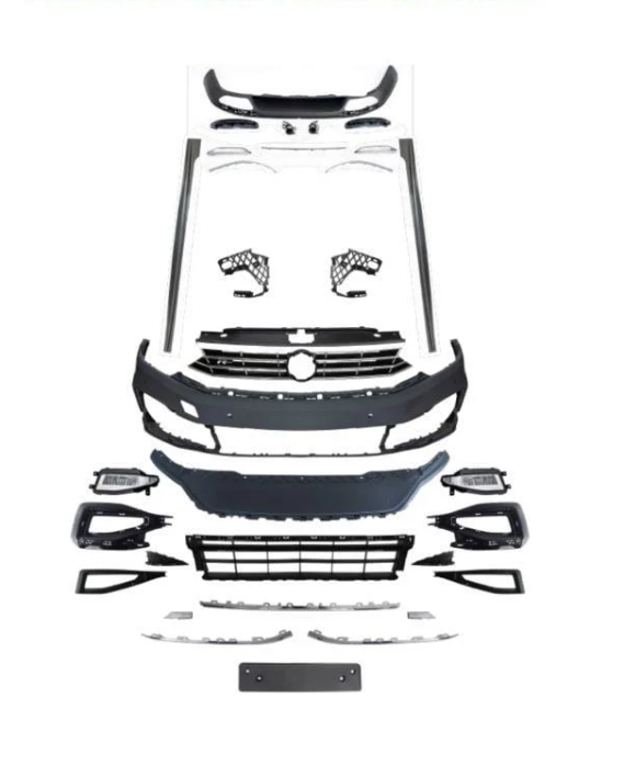 Комплект рестайлинга GBT в R-Line 2020+ для Volkswagen Passat B8 2015-2023 гг. пластик под покраску (151353)