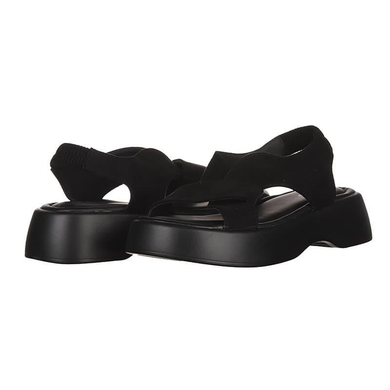 Босоножки женские PLPS 889-1 с искусственной замши р. 37 Черный (30040)