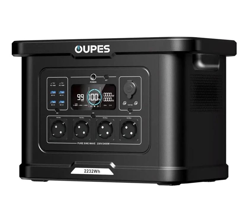 Зарядная станция OUPES Exodus 2400/LiFePO4/2400 Вт/2232 Вт час