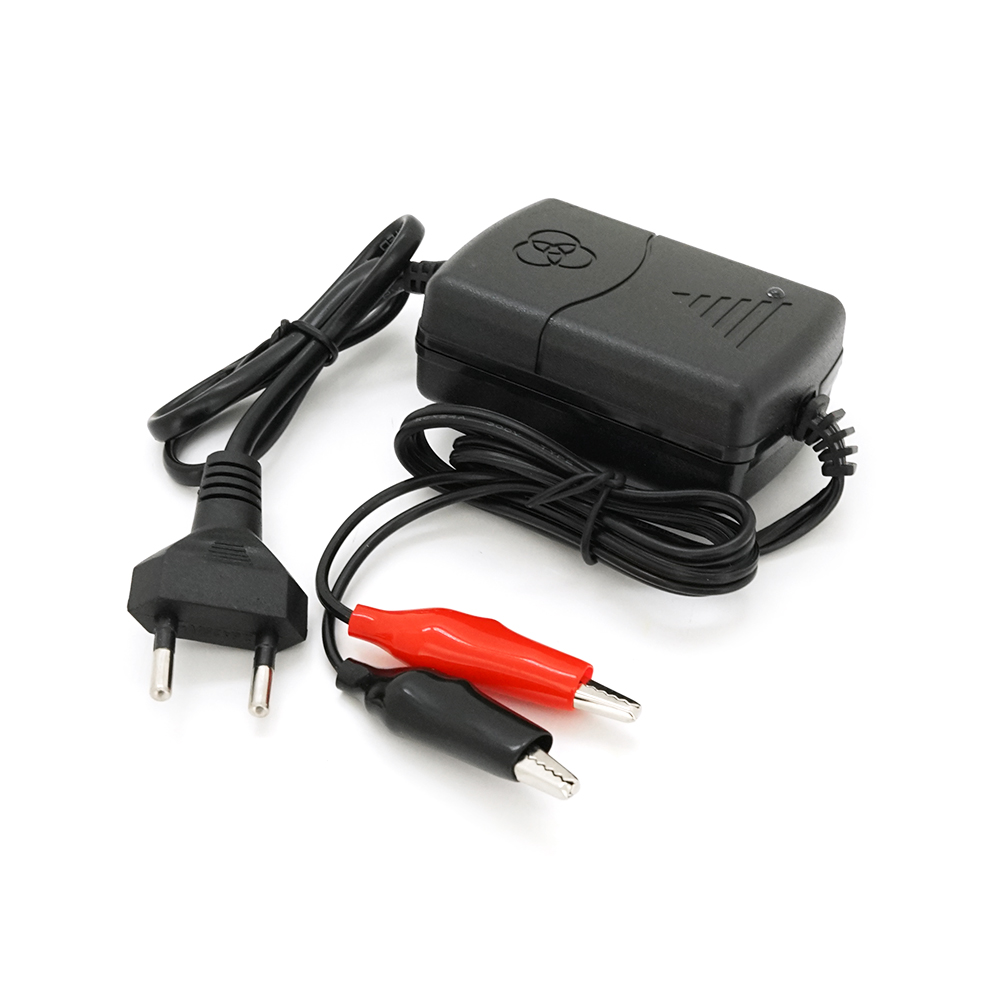 Зарядний пристрій VOLTRONIC LiFePO4 12V 4S 1,3A з крокодилами для акумуляторів LED-індикація (36764)