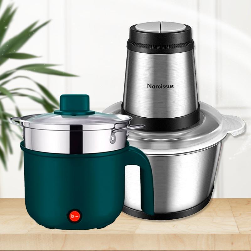 Блендер электрический Молния 2.0 и многофункциональная миниварка-пароварка 1,5 л