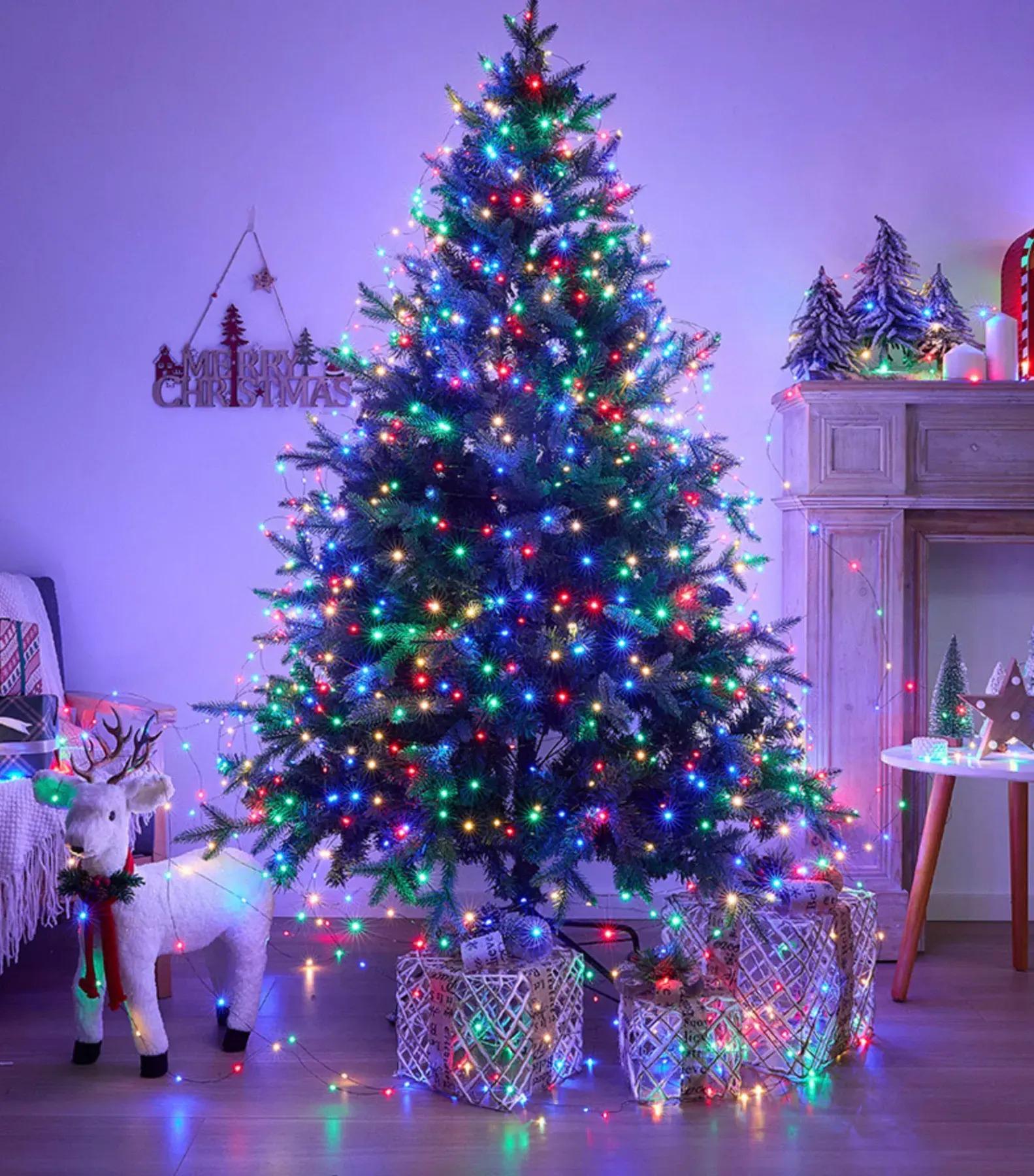 Гірлянда нитка Роса 20 м з пультом м 200LED від USB зелений провід RGB - фото 8 Гірлянда нитка Роса 20 м з пультом м 200LED від USB зелений провід RGB - фото 8