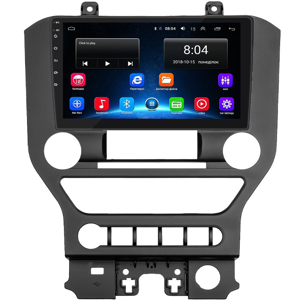 Магнитола штатная Lesko 9" для Ford Mustang VI 2014-2017 2/32Gb Wi-Fi GPS Base