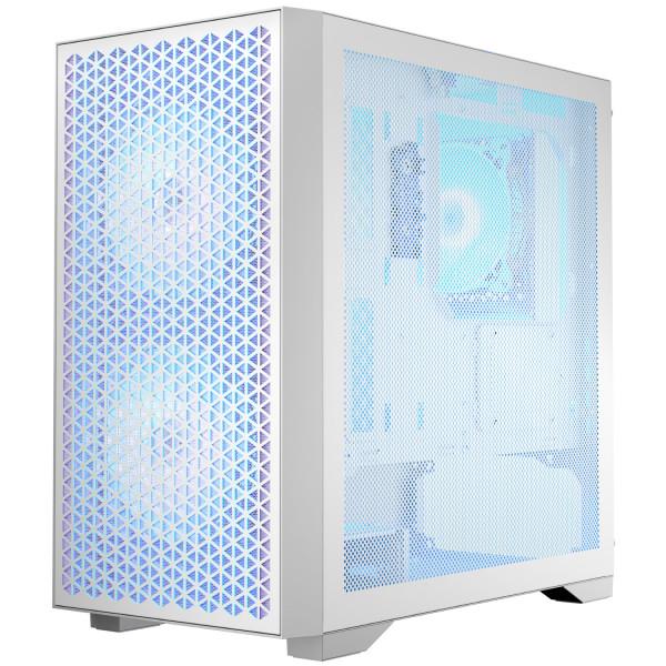 Корпус для компьютера LogicConcept DART PRO Mini-Tower mATX Mesh 3x120 мм ARGB White (AM-DART-PRO-ARGB-20) - фото 2
