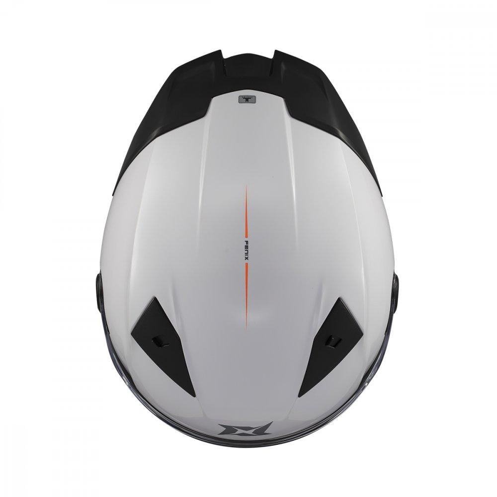 Мотошлем Axxis FENIX SOLID A0 2XL Gloss White (47576) - фото 6
