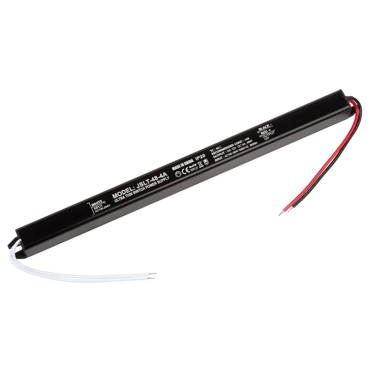 Блок питания для светодиодной ленты slim 12V 48W (28256) Блок питания для светодиодной ленты slim 12V 48W (28256)