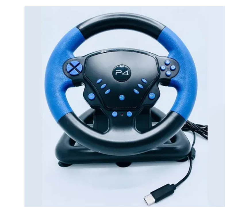 Игровой руль 4в1 Синий (42846-4531_2118) Игровой руль 4в1 Синий (42846-4531_2118)
