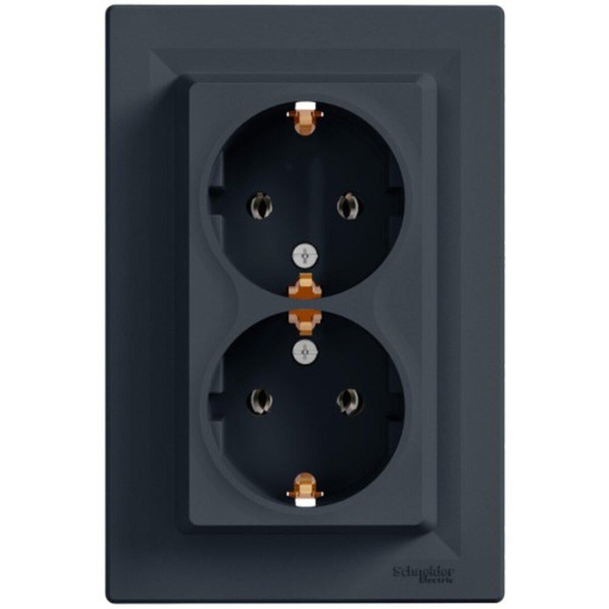 Розетка двойная Schneider ASFORA EPH9900171 (SW-104528) Розетка двойная Schneider ASFORA EPH9900171 (SW-104528)