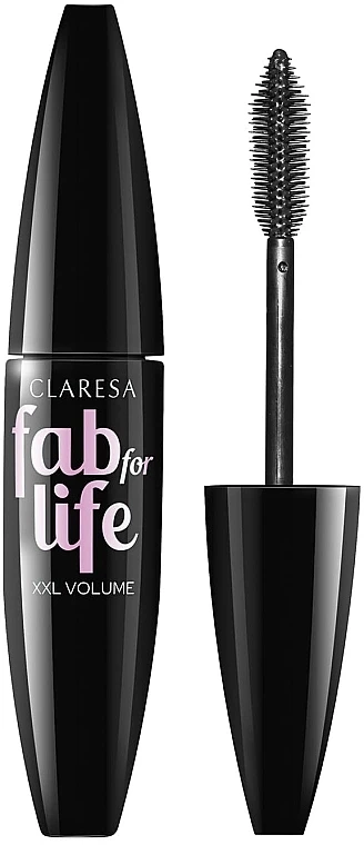 Тушь с эффектом накладных ресниц Claresa Fab For Life XXL Volume Mascara 12 г (2072049826)