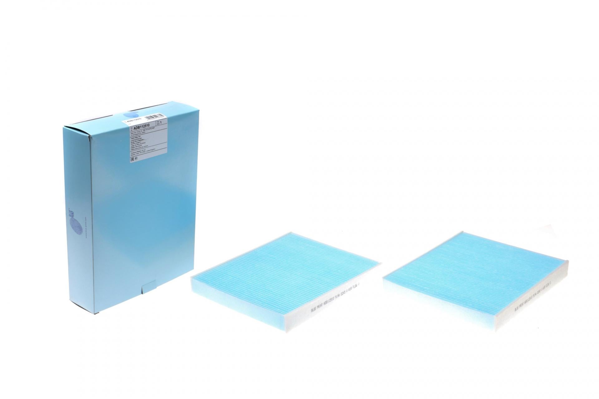 Фильтр салона BLUE PRINT для BMW 5 F10/7 F01 2,0-6,0 08- 2 шт. (ADB112510)