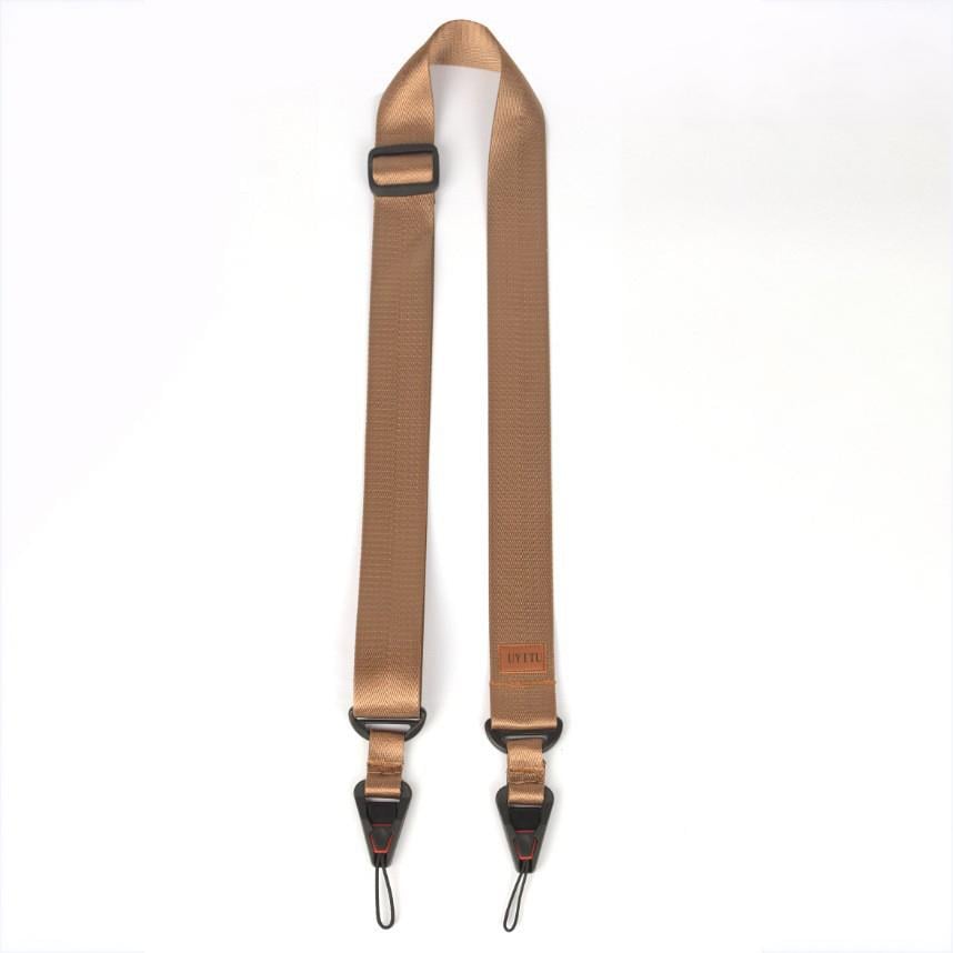 Ремінь швидкознімний плечовий для камери/фотографа на шию Коричневий регульований (IBX010K)