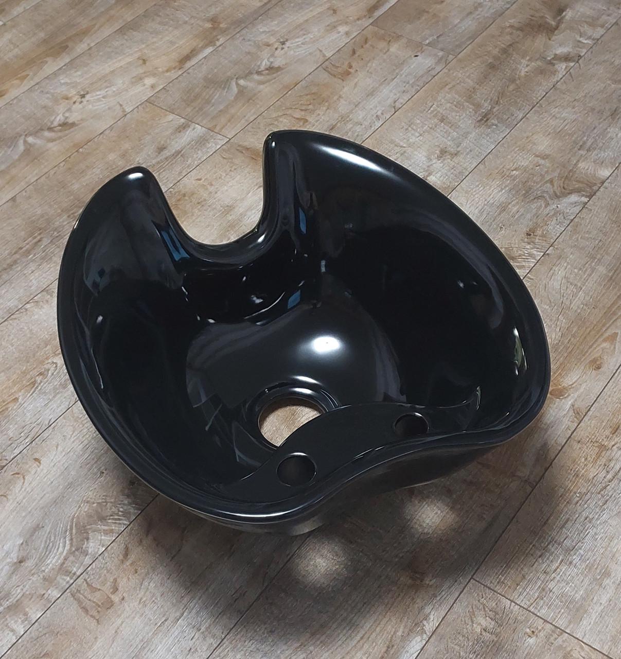 Раковина к парикмахерской мойке ДенІС professional Rumba 0331 керамическая Черный (1453071345) - фото 9 Раковина к парикмахерской мойке ДенІС professional Rumba 0331 керамическая Черный (1453071345) - фото 9