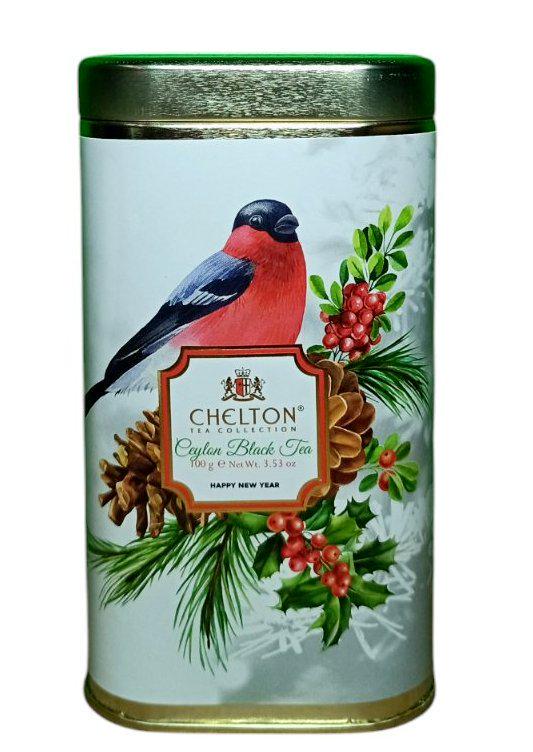 Чай Chelton Зимний Снегур черный цейлонский байховый OPA в металлической банке 100 г (59655)