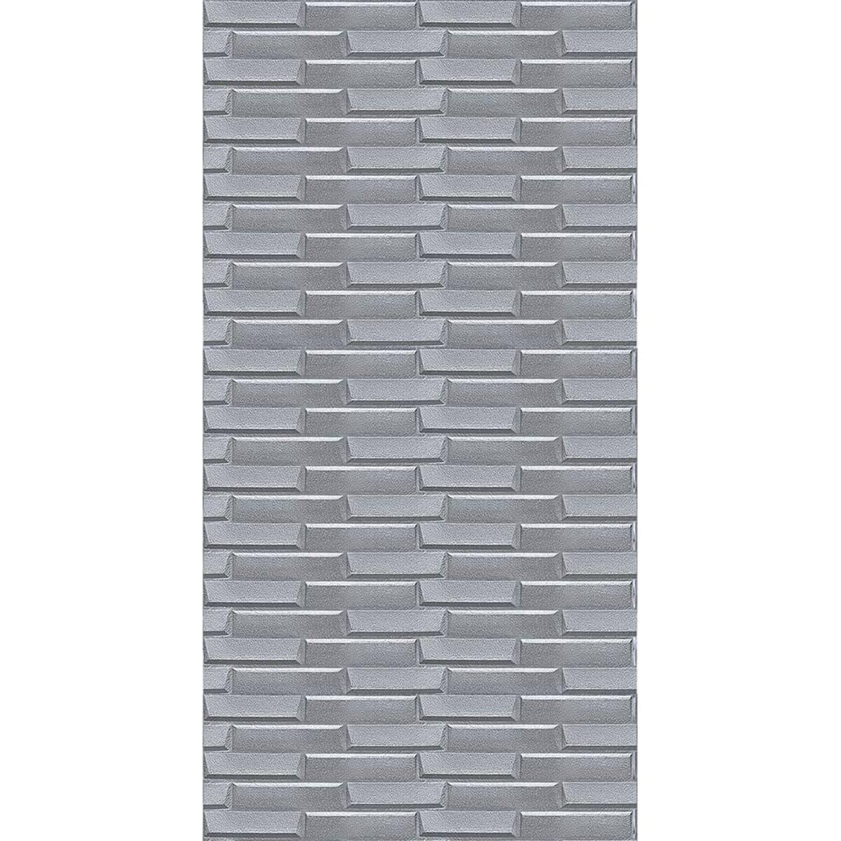 Панель самоклеящаяся 3080x700x5 мм Серебристая SW-00001760