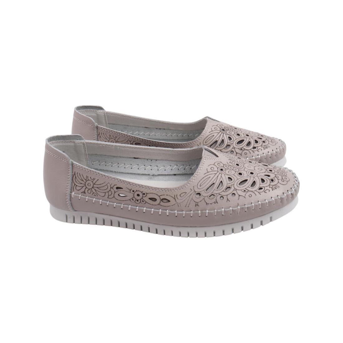 Туфли женские Li Fexpert из кожи р. 40 Серый (922-22LTCP)