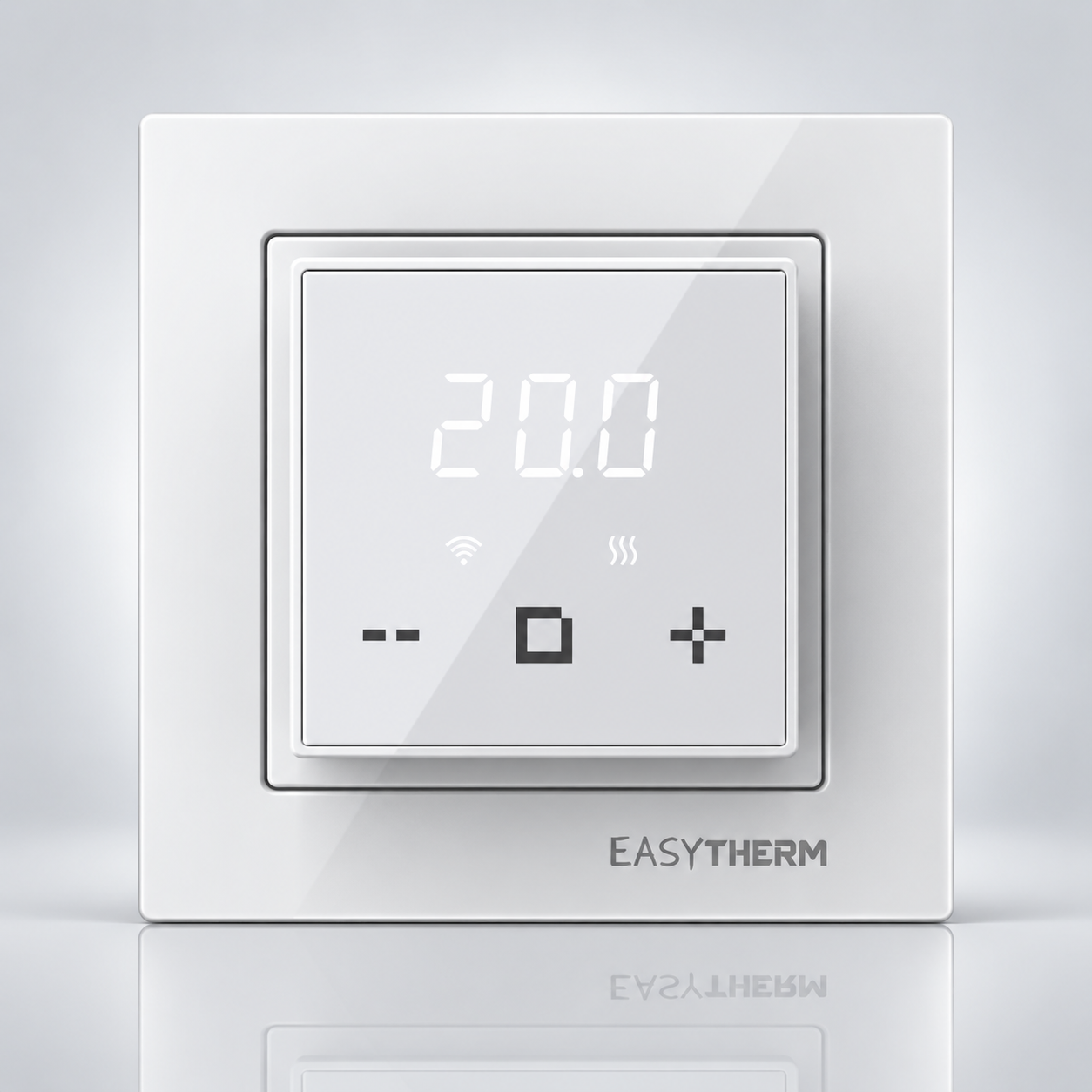 Терморегулятор для теплого пола Easytherm ET-40M Wi-Fi 16 А 3200 Вт с 2 датчиками программируемый Белый