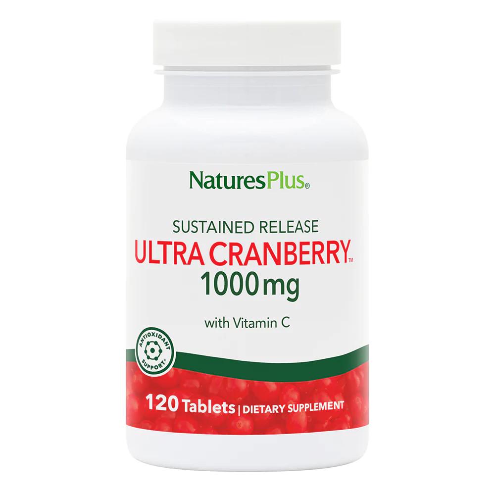 Натуральна добавка Natures Plus Ultra Cranberry 1000 120 таб. (9463)