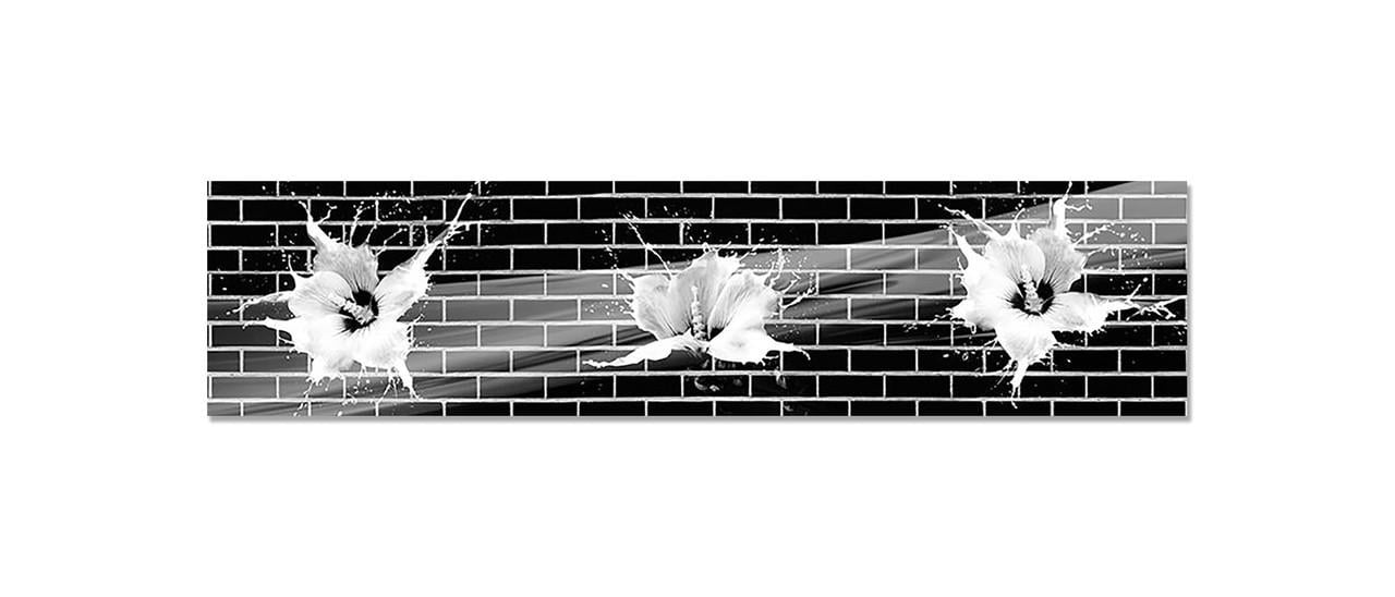 Наклейка виниловая на кухню Zatarga Черные кирпичи 600х2500 мм (1262637353) Наклейка виниловая на кухню Zatarga Черные кирпичи 600х2500 мм (1262637353)