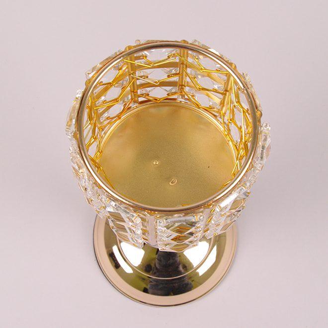 Свічник металевий Flora 29,5 см (38465) - фото 4 Свічник металевий Flora 29,5 см (38465) - фото 4