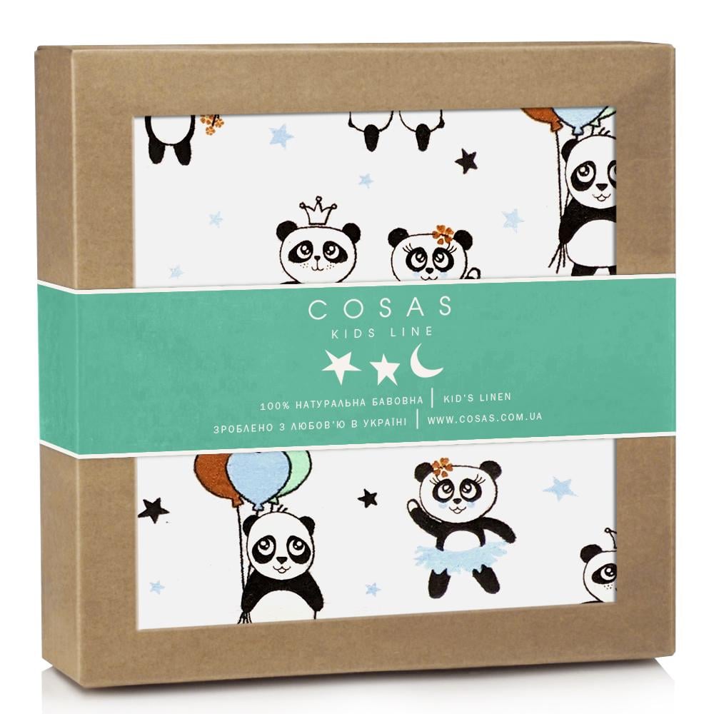 Пелюшка фланелева Cosas Panda Star 80х100 см (4822052035368)