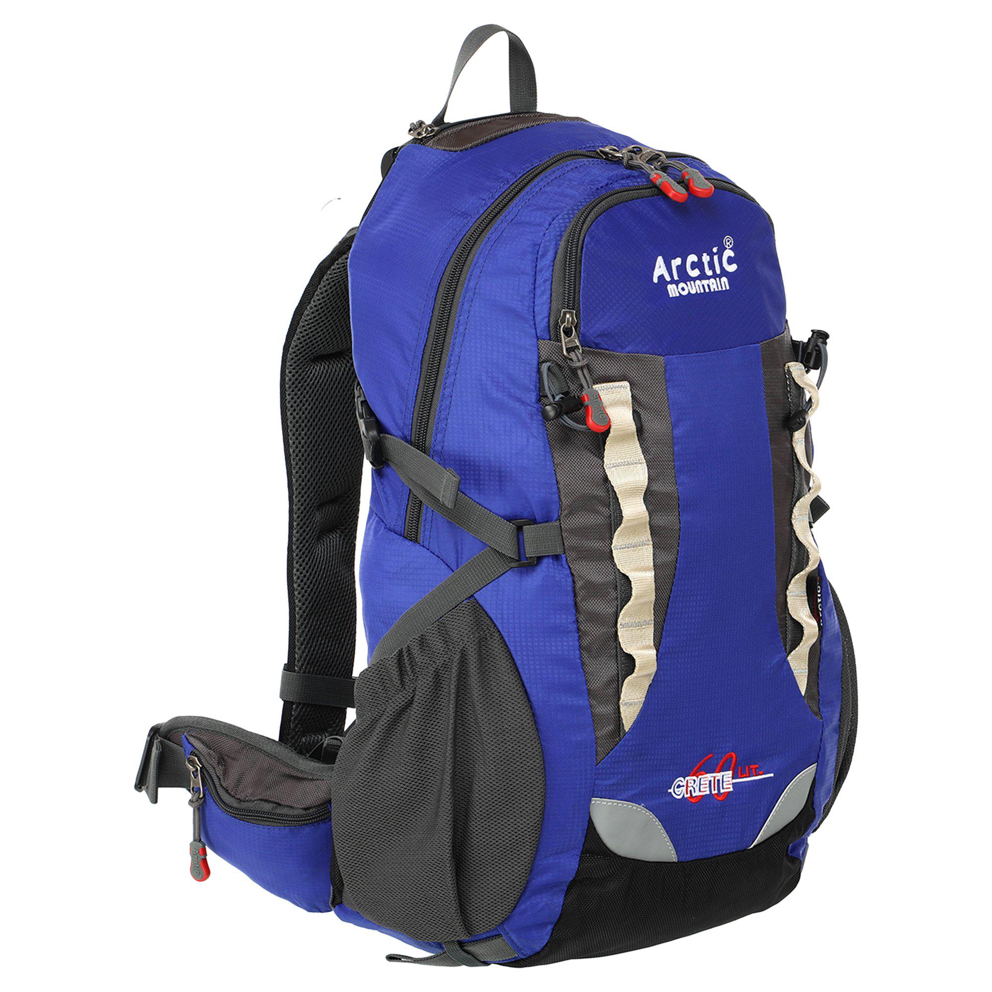Спортивный рюкзак для хайкинга с каркасной спинкой 8810 Arctic Hiking 35 л 49x29x24 см Синий (6936116101513)