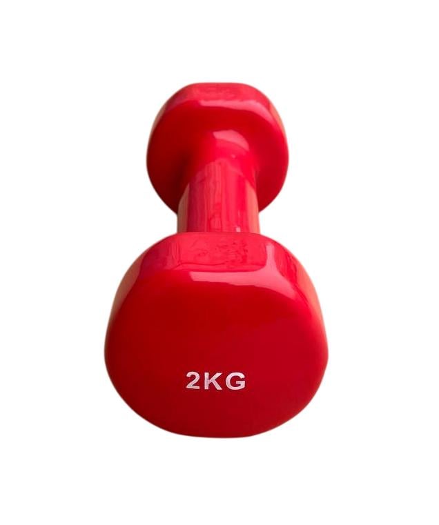 Гантель для фитнеса Generation Fitness FF51D3B с виниловым покрытием 2 кг Красный (FF51D3B-2kg red) - фото 5 Гантель для фитнеса Generation Fitness FF51D3B с виниловым покрытием 2 кг Красный (FF51D3B-2kg red) - фото 5