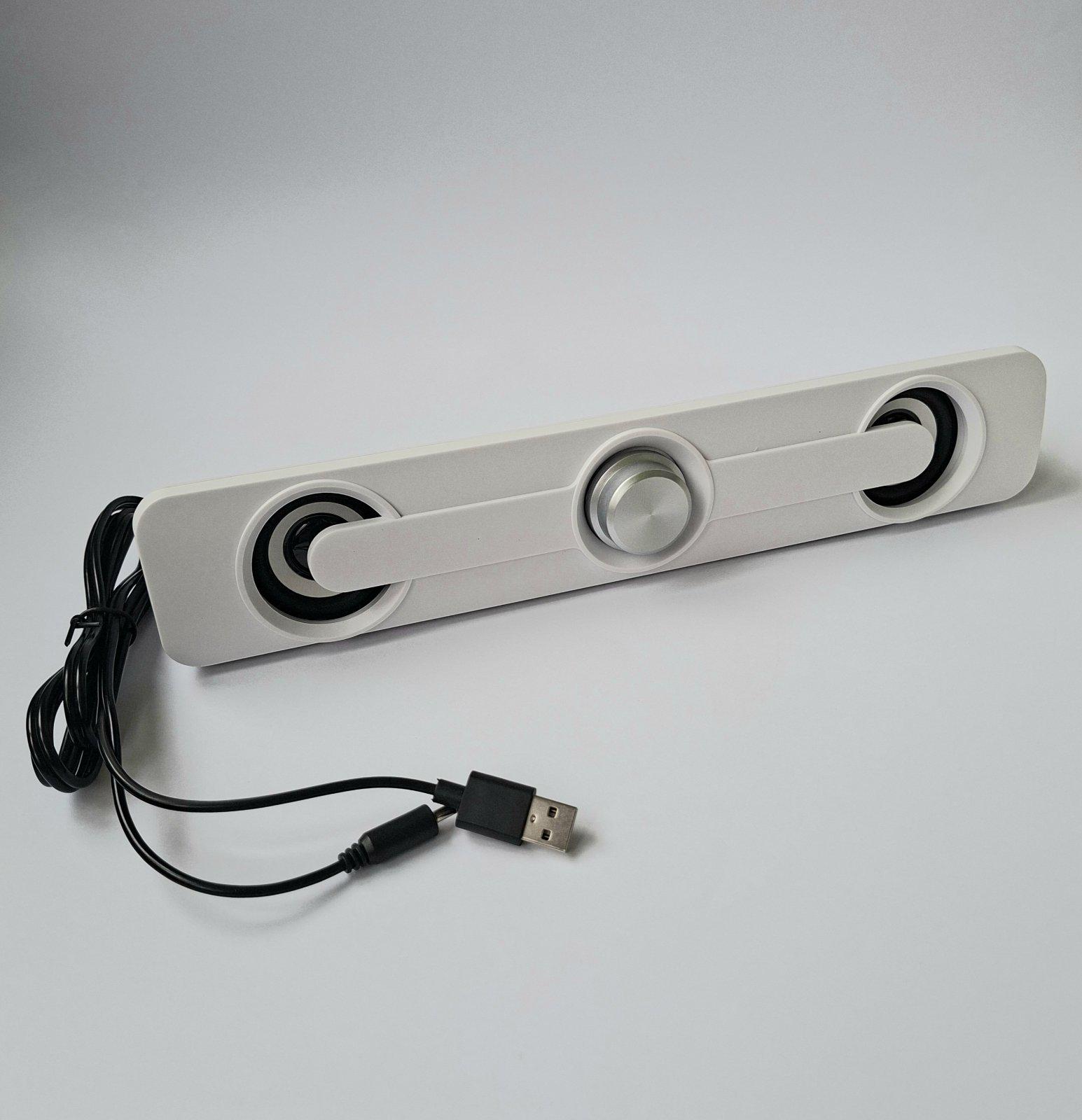 Колонка USB компьютерная 2.0 с подсветкой 6 Вт v-175 WI Белый - фото 2 Колонка USB компьютерная 2.0 с подсветкой 6 Вт v-175 WI Белый - фото 2