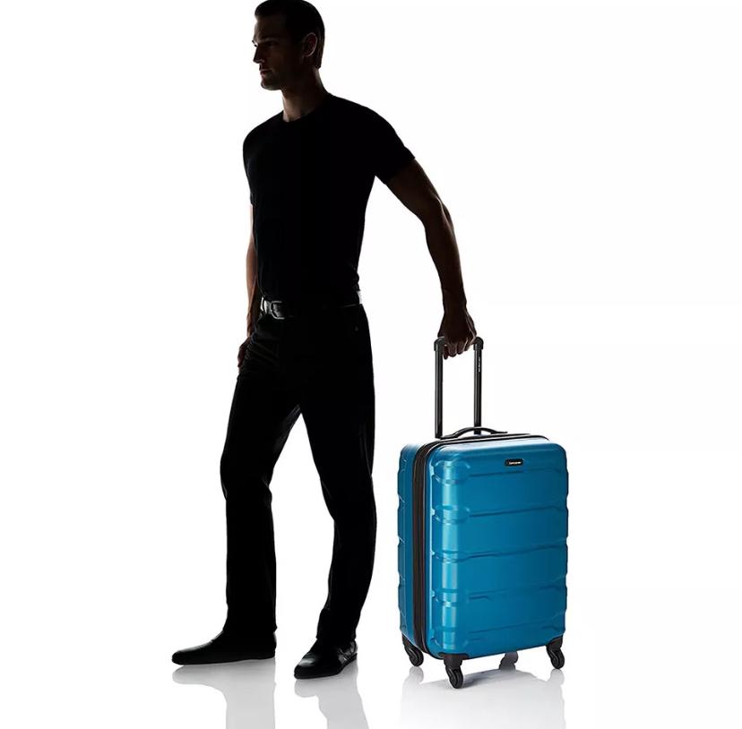 Чемодан Samsonite Omni PC Caribbean Blue 55x35x22 см Голубой (SA00020S) - фото 10