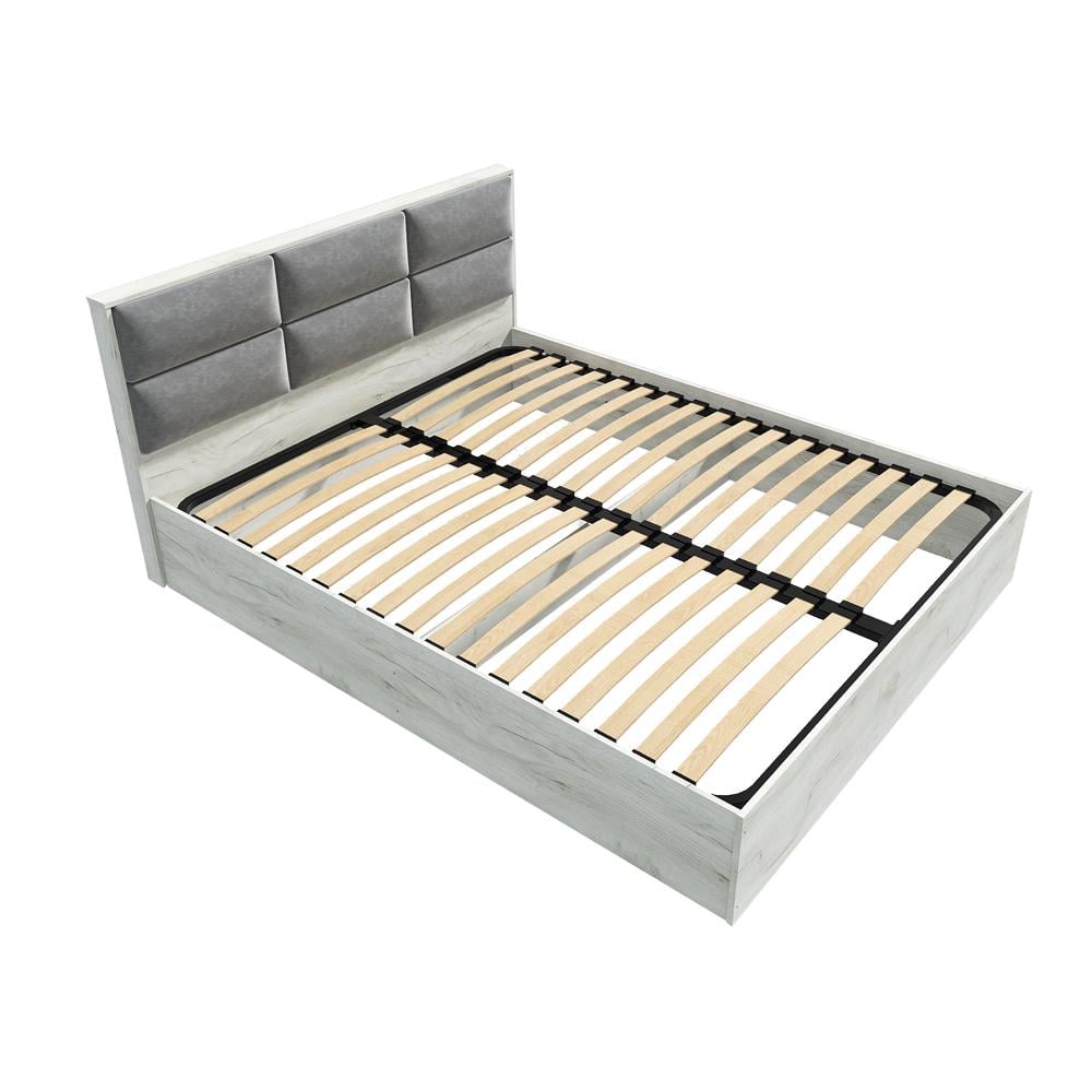 Кровать двуспальная Эверест КЛ-1600 Лайт 160х200 см Дуб крафт/Белый (EVR-071075) - фото 4 Кровать двуспальная Эверест КЛ-1600 Лайт 160х200 см Дуб крафт/Белый (EVR-071075) - фото 4