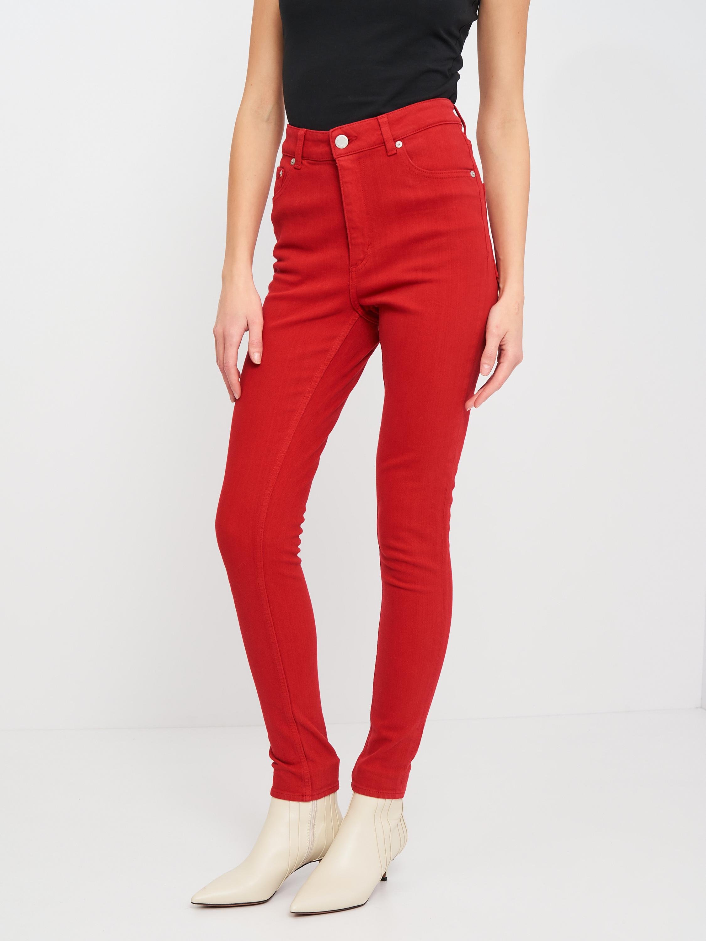 Джинсы Skinny р. 27-32 Красный (709512bar)