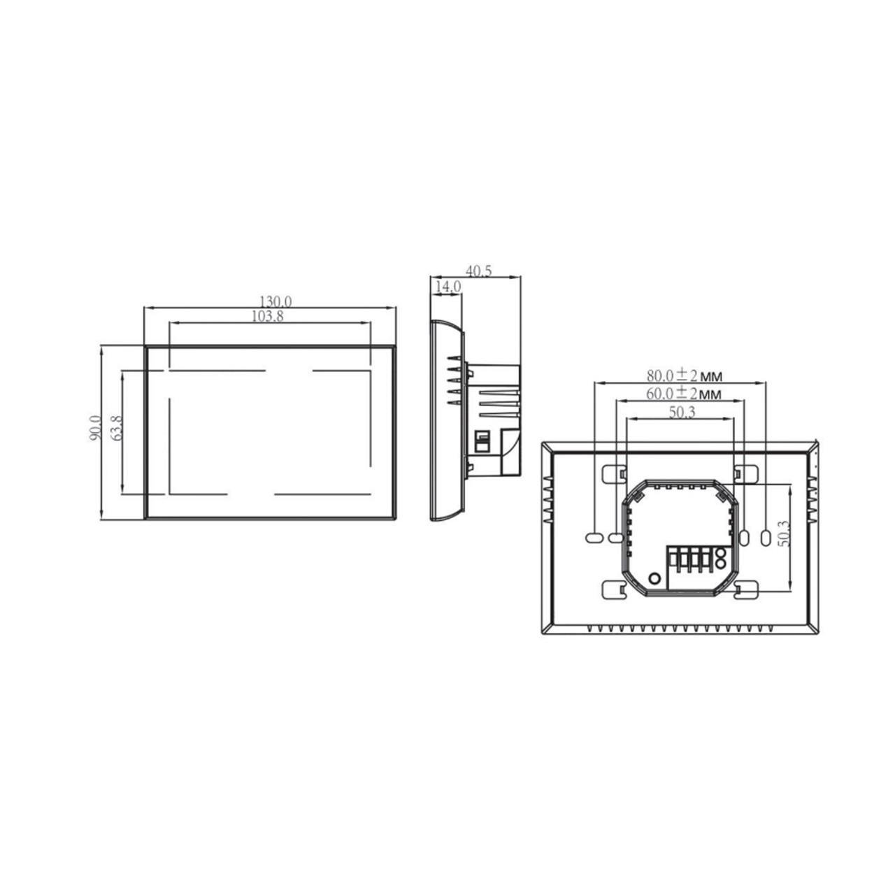 Термостат недельный погодозависимый Thermo Alliance проводной (BHT-8000GCLW) - фото 2 Термостат недельный погодозависимый Thermo Alliance проводной (BHT-8000GCLW) - фото 2