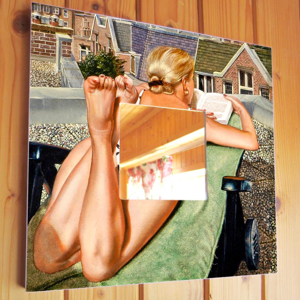 Зеркало декоративное Отдых в городе 260х260 мм (M00071) Зеркало декоративное Отдых в городе 260х260 мм (M00071)