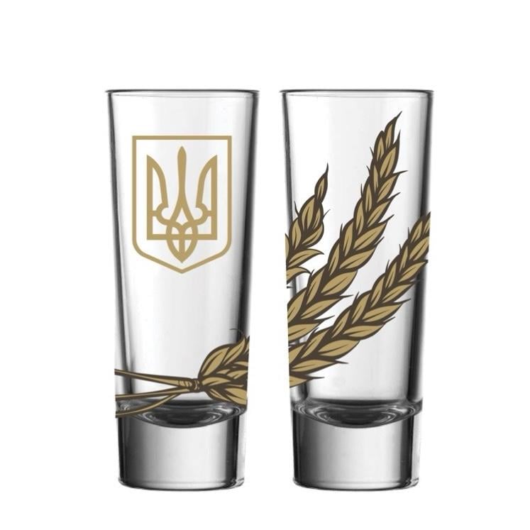 Набор стопок Concept Glass Колоски 66 мл 4 шт. (CG4-106065) - фото 1