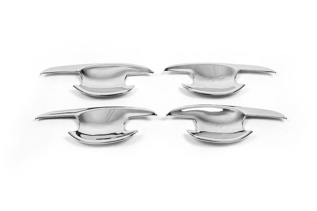 Мыльнички с лепестками Carmos для Mazda 6 2008-2012 гг. abs-пластик Хром