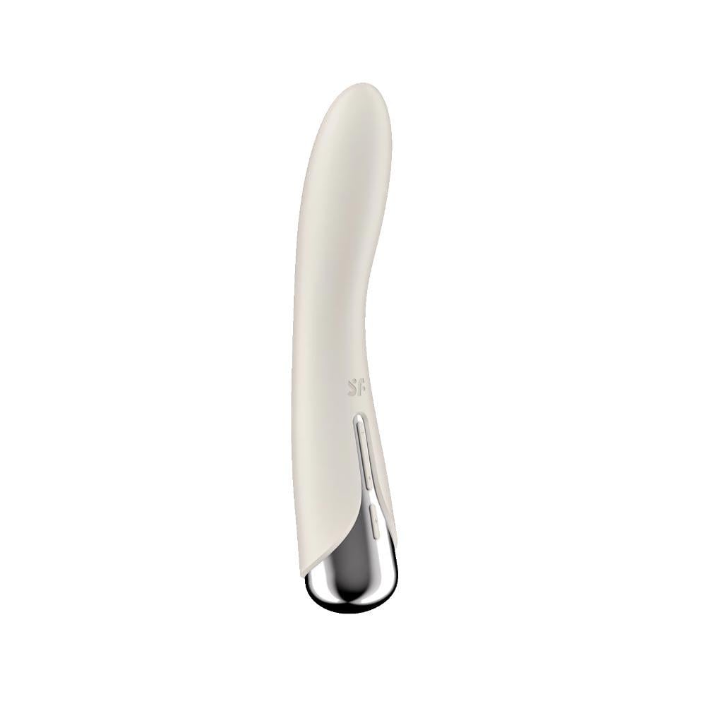 Вибратор классический с ротацией Satisfyer Spinning Vibe 1 17,5 см Белый (51232)