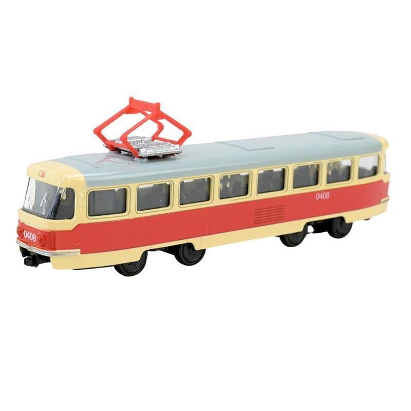 Трамвай Автопром 1:54 6411ABD 195 см Red/Grey (2834512621)