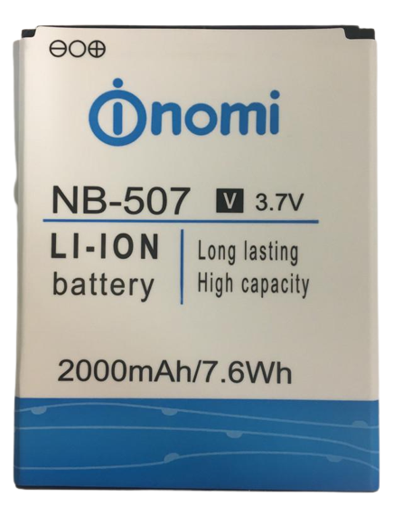 Аккумулятор NB-507 для Nomi I507/Bravis A503/Oukitel С3 2000 mAh (000021597)
