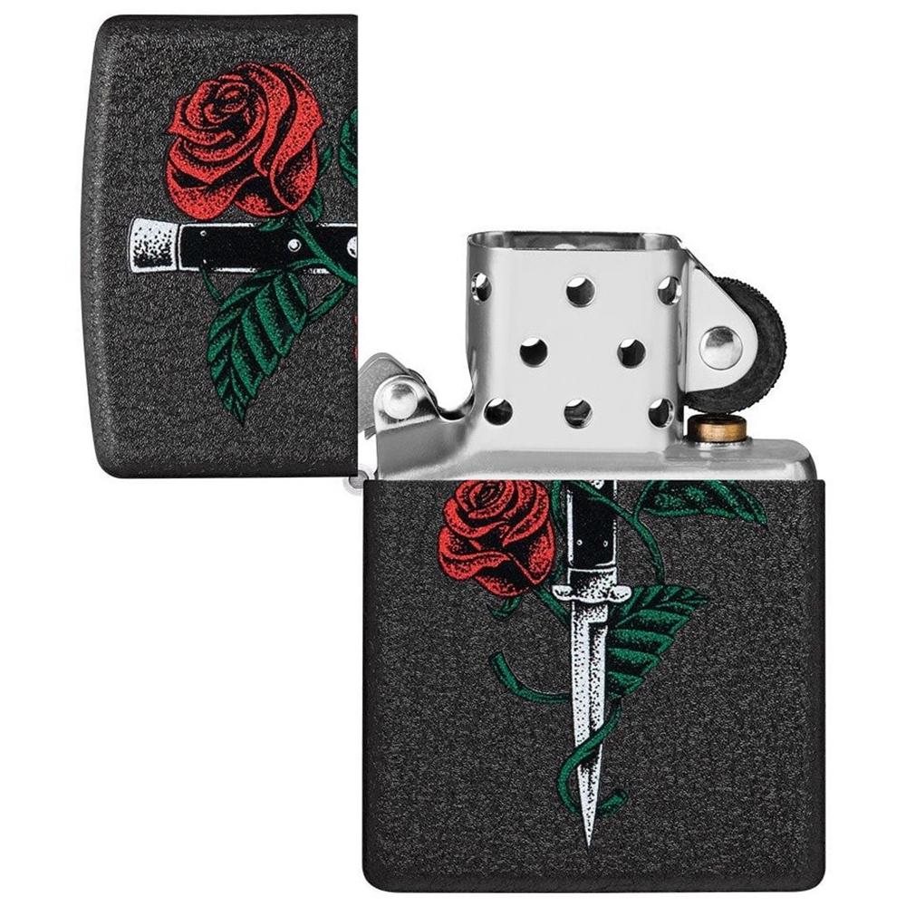Зажигалка ZIPPO 236 Rose Dagger Tattoo Design - фото 5 Зажигалка ZIPPO 236 Rose Dagger Tattoo Design - фото 5