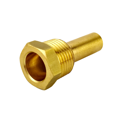 Латунна гільза Cewal для датчика температури 1/2" 10х12,2 мм 50 мм (28414605)