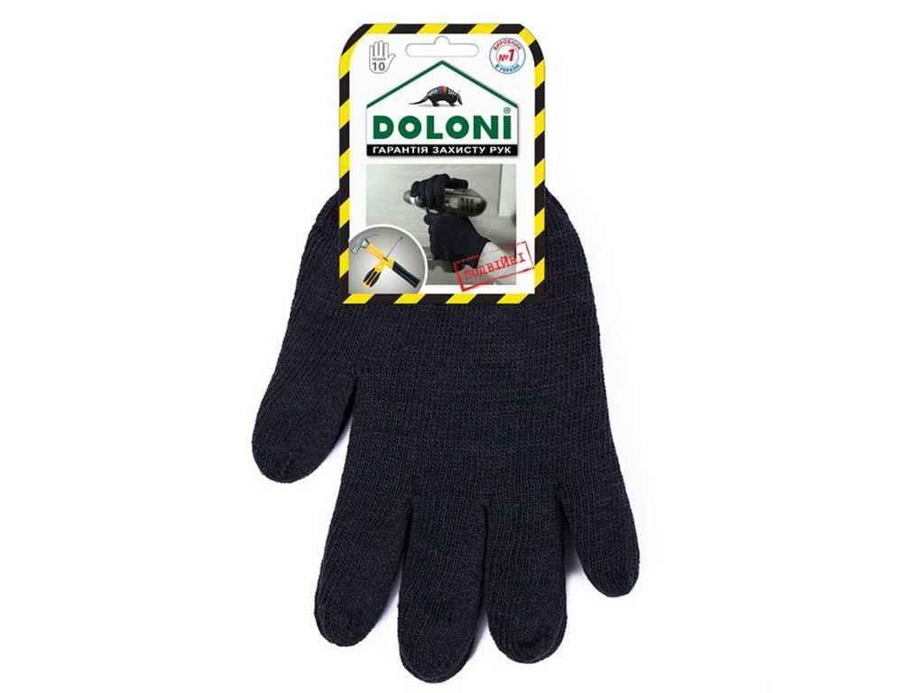 Перчатки рабочие хлопчатобумажные Doloni без ПВХ точки 540 р. 10 (17702)