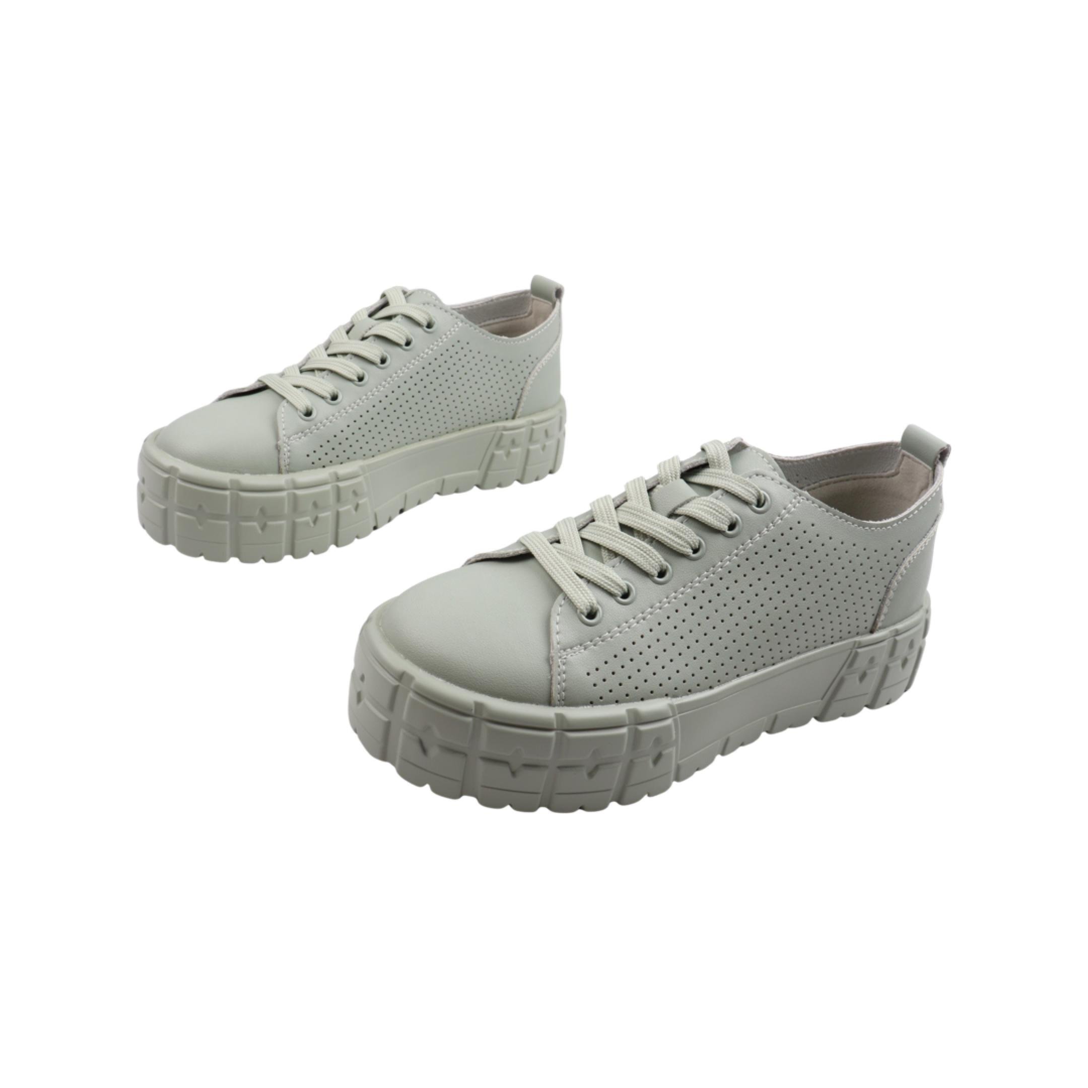 Кеды женские Li Fexpert из кожи р. 36 Зеленый (1169-23LTSP) - фото 5