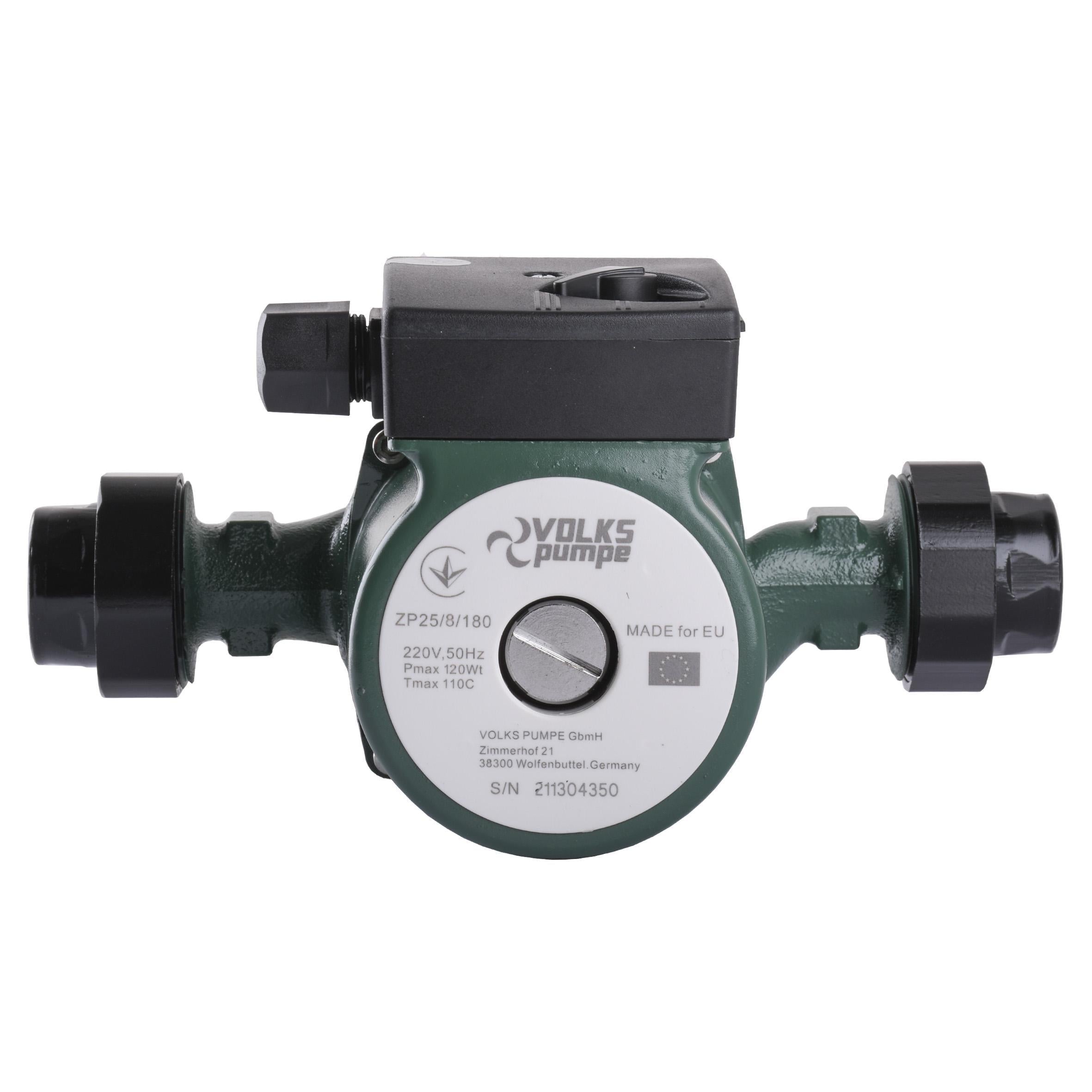 Насос циркуляционный VOLKS pumpe ZP25/8 180 мм/гайки (000022197)